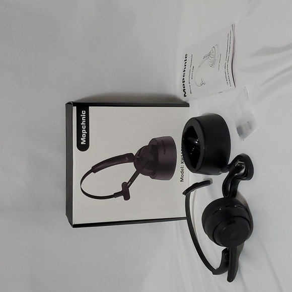 Mopchnic Bluetooth Headset, Wireless Headset w Microphone AI Noise Canceling - Picture 7 of 13